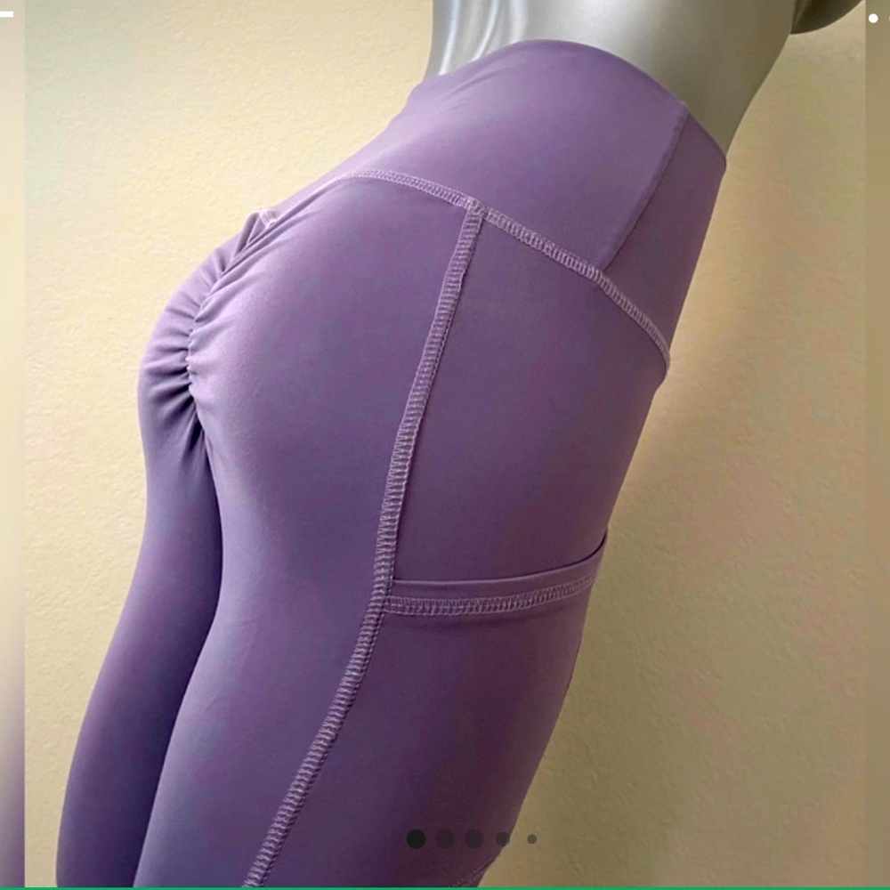 Perfect pocket leggings lavender purple S 6